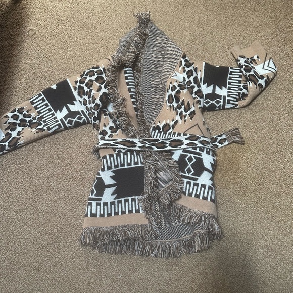 ALANUI leopard cardigan Aztec Icon Cashmere - Picture 4 of 4